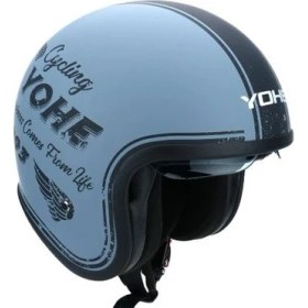Resim Yohe 880 Retro Motor Kaskı (Ece-22.06) 