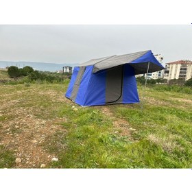 Resim Tmç KAPI SİNEKLİKLİ 1+0 Double Kamp Çadırı 4-6 Kişilik 