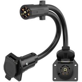 Resim Zhanglei001 1 Den 2 Ye Amerikan 7 Cekirdekli Tir Romork Fis Y Kuyrugu Fiber Bolucu Pvc Malzeme Bir İle İki Arac Fis Baglantisi 