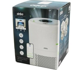 Resim Hava Temizleme Cihazı Beyaz 3 Kademe Filtreleme Otomatik Fan Uv Aydınlatma Sessiz Uyku Mod Wifi Uzaktan Kontrol SAP-5508 (5067) 