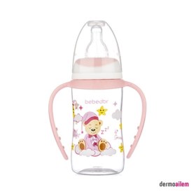 Resim Bebedor Ergonomik Kulplu Biberon 125 ml 0+ Pembe 