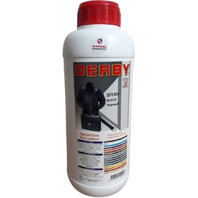 Resim Derby 1kg Siyah Deri Mont Boyası 