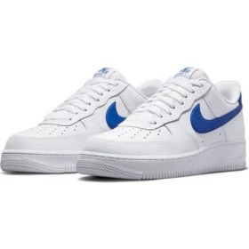 Resim Nike Air Force 1 '07 Low White/blue Erkek Sneakers 