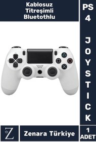 Resim 4 Kablosuz Bluetooth Titreşimli PS 4\u002FPC Uyumlu Playstation 4 Wireless Joystick Oyun Kolu 