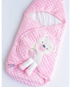 Resim Bebecix Pembe Ayıcıklı Nohut Bebek Kundak 7697398365801 