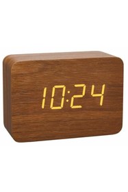 Resim TFA 60.2549.08 Ahşap Termometre Saat 