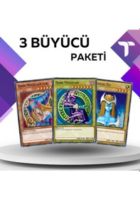 Resim Yu-gi-oh Türkçe 3 Büyücü Paketi 