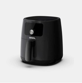 Resim Akel Xl Kapasite 6 Programlı 5 Litre Yağsız Fritöz Airfryer Beyaz 