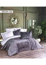 Resim Ecosse 10 Parça Çeyiz Seti -piramit Gri Gri 