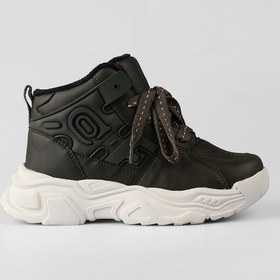 Resim Vicco Milas Kürklü Unisex Okul Öncesi Haki Bot Haki 