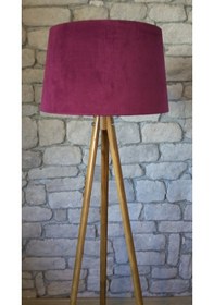 Resim Lambada 3 Ayakl Iahşap Lambader,Abajur,Köşe Lambası 