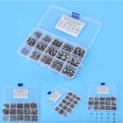 Resim Lemestar 304 Paslanmaz Çelik M2-m5 Çaplı 400 Adet Çapraz Başlı Vida Ve Somun Seti, Organize Plastik Kutulu, Ev, Ofis Ve Makine Sanayi Kullanıma Uygun 