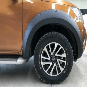 Resim Nissan Navara NP300 2018 Adblue Çıkıntılı Civatalı Çamurluk Kaplama Dodik 
