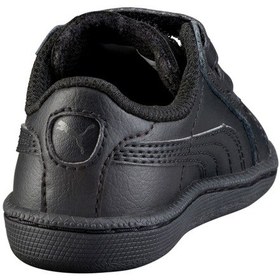 Resim Puma Smash Leather V Çocuk Ayakkabı 361591 05 Siyah 