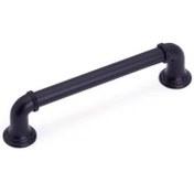 Resim System Siyah 128 mm Çekme Mobilya Kulpu (SY4680 0128 AL6-AL6) 