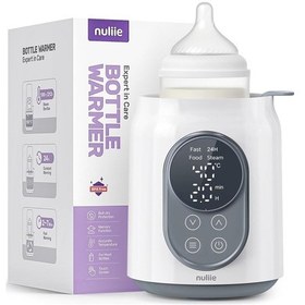 Resim Nuliie 6'sı 1 Arada Elektrikli Biberon Isıtıcı Akıllı Sıcaklık Kontrolü ve Otomatik Kapanma Biberon Isıtıcı ve Sterilizatör 