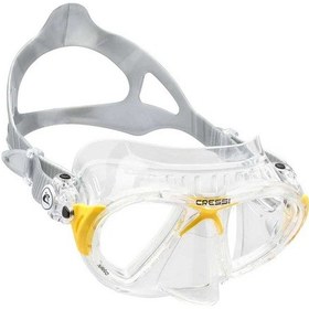 Resim Cressi Nano Yetişkin Dalış Maskesi Şeffaf-sarı Çok Renkli 
