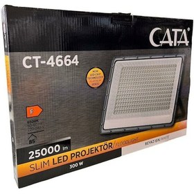 Resim Cata Ct-4664--300 Watt Platınum Smd Led Projektör Beyaz 