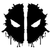 Resim Genel Markalar Deadpool Oto Motor Laptop Duvar Folyo Sticker 10x9 cm 
