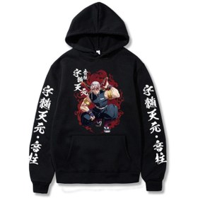 Resim GALASHOP Anime Hoodie Iblis Slayer Uzui Tengen 