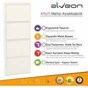 Resim Alv-10004 Alveon Metal Ayakkabılık Beyaz 