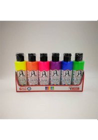 Resim Monalisa Akrilik Boya Multi Fosforlu 6X70 Ml Sd1006F 