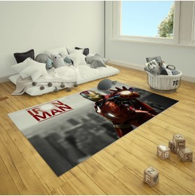 Resim NesaDecor Demir Adam Sinema Salon Oyun Halısı 