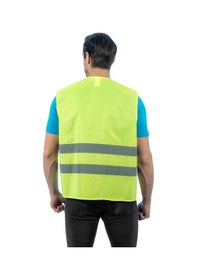 Resim Ikaz Yeleği, Sarı -52E1400- Iş Yeleği-Iş Güvenliği 