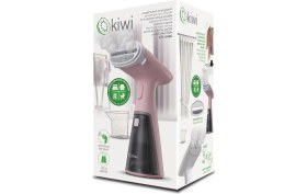 Resim Kiwi Buharlı Kırışık Giderici Dik Ütü Dikey El Ütüsü Perde Kumaş Buharlayıcı Pembe 