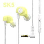 Resim Lasonstiges Sk5-sarı Qkz Ak6 Bakır Sürücü Hifi Kablolu Kulaklık Yarış Spor Kulaklık Bas Stereo Kulaklık Müzik Kulaklık 3.5mm Mikrofon İle Kulak İçi 