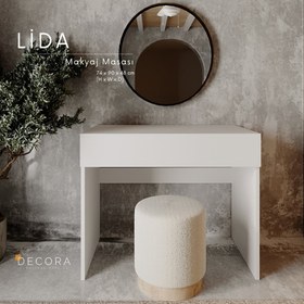 Resim LİDA MAKYAJ MASASI - Parlak Beyaz / 3 gün 