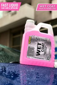 Resim Fast Liquid Hızlı Cila 2 Adet 4 Lt Seramik Katkılı Hızlı Cila Wax & Boya Koruma & Islak Cila Wet Coat 4 Lt 