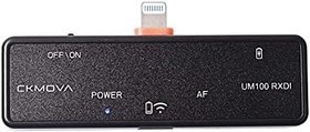 Resim CKMOVA UM100 Kit-6 Ultra Kompakt İphone IOS için 1 Alıcı 2 vericili UHF Kablosuz Yaka Mikrofon Seti 