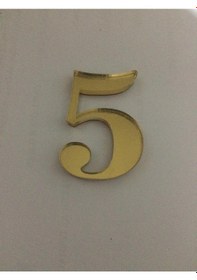 Resim Gendec 5 Cm Altın Sarı No:5 