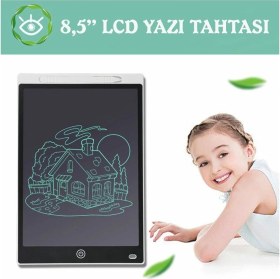 Resim Grafik Digital Çocuk Yazı Tahtası Çizim Tableti LCD Ekran Silinebilir 8,5'' Eğitici Tablet 1 Adet 