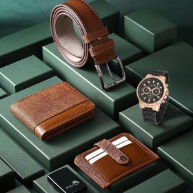 Resim Polo Air Erkek Kol Saati Kemer Cüzdan Kartlık Çakmak Hediyelik Kutusunda Taba Set 