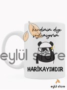 Resim Eylül Design Eğlenceli Yazılı Esprili Özel Tasarım Baskılı Kupa Bardak Komik Kupa Bardak Kahve Bardağı 