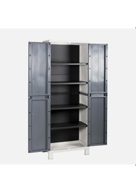 Resim Çok Amaçlı Balkon Bahçe Kiler Plastik Dolap 65X37X173 