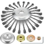 Resim Explosion1 10 Inç Yabani Ot Çelik Tel Fırça Evrensel Adaptörlü Tel Düzeltici Bıçağı Çelik Tel Fırça Kesici Ekleri (Yurt Dışından) 