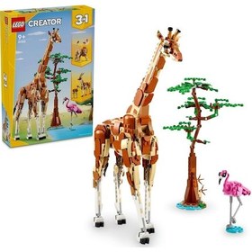 Resim LEGO® Creator 3'ü 1 Arada Vahşi Safari Hayvanları 31150 - Yaş ve Üzeri Çocuklar İçin Yaratıcı Oyuncak Yapım Seti (780 Parça) 