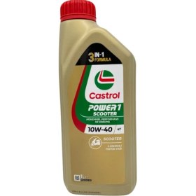 Resim Castrol Power 1 Scooter 10w-40 1 Litre Motor Yağı 