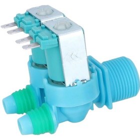 Resim Youtek Samsung Wa40j3000aw/wa44a3205aw/wa45n3050aw/wa45m3100aw/wa45t3200aw Çamaşır Makinesi İçin 110/120v Mavi Soğuk Su Giriş Valfi Dc62-00311f - Su Dolu Sorunları İçin Tamir Parçası 