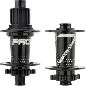 Resim Hassns Pro7 Boost Shimano Micro Spline 110X15 Ön - 148X12 Arka Göbek Seti 32 Delik Siyah 