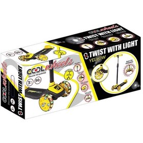 Resim Furkan Toys Cool Wheels Led Işıklı 3 Tekerlekli Twist Scooter 3+ Yaş 