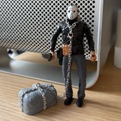 Resim Bir Heykel Figürü, Warner Jason Voorhees Temalı Bir Karakteri Özellikli, Bir Koleksiyon Ev Dekoru Parçası, Akvaryum Dekorasyonu İçin Mükemmel ve Parti Hediyesi, Ev Dekoru, Paskalya, Cadılar Bayramı ve Tatil Hediyeleri İçin İdealdir. 