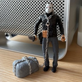 Resim Bir Heykel Figürü, Warner Jason Voorhees Temalı Bir Karakteri Özellikli, Bir Koleksiyon Ev Dekoru Parçası, Akvaryum Dekorasyonu İçin Mükemmel ve Parti Hediyesi, Ev Dekoru, Paskalya, Cadılar Bayramı ve Tatil Hediyeleri İçin İdealdir. 