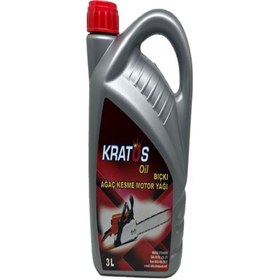 Resim KRATOS Bıçkı Yağı 3 Lt Ağaç Kesme Motoru Ve Zincir Yağı 