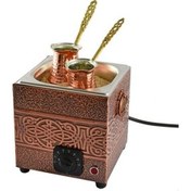 Resim Su Damlası Kumda Kahve Makinesi 