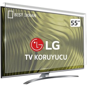 Resim Bestekran Lg 55uj750v Tv Ekran Koruyucu 55 Inç 139 Cm 140 Ekran Kırılmaz Paneli 