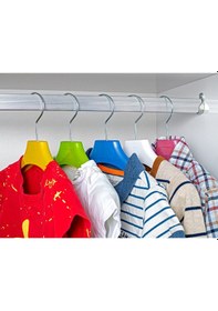 Resim Çocuk Elbise Mont Askısı 10 Adet Sarı 